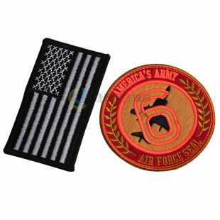 美國國旗繡標(biāo)